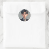 Een persoon sticker (Tas)