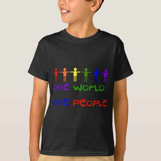 Eén persoon t-shirt (Voorkant)