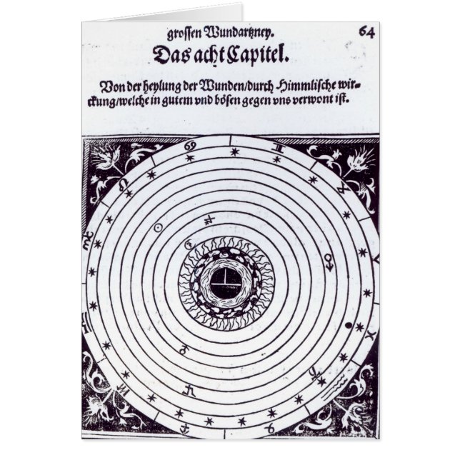 Een persoonlijke astrologische grafiek (Voorkant)