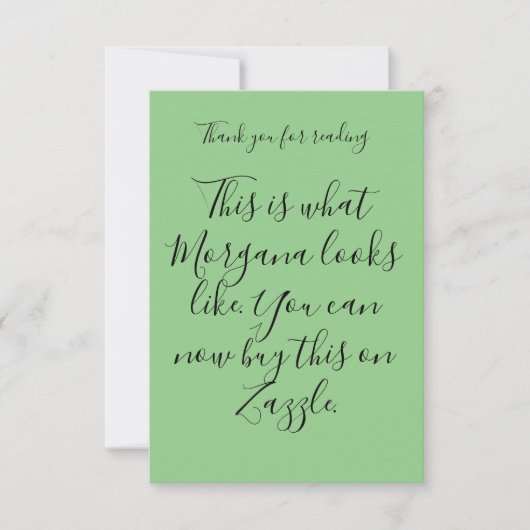 Een persoonlijke bedankt kaart (Voorkant)