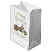 Een persoonlijke cadeautas voor motorfietsen/motor (Voorkant Gekanteld)