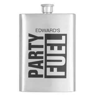 Een persoonlijke drink met een grappig citaat flacon