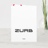 Een persoonlijke Groet Kaart (Achterkant)