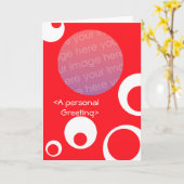 Een persoonlijke Groet Kaart (Gele Bloem)