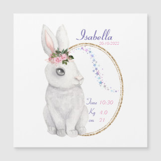 Een persoonlijke magnetische kaart voor geboorteaa