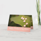 Een persoonlijke Moederdag Kaart (Voorkant)