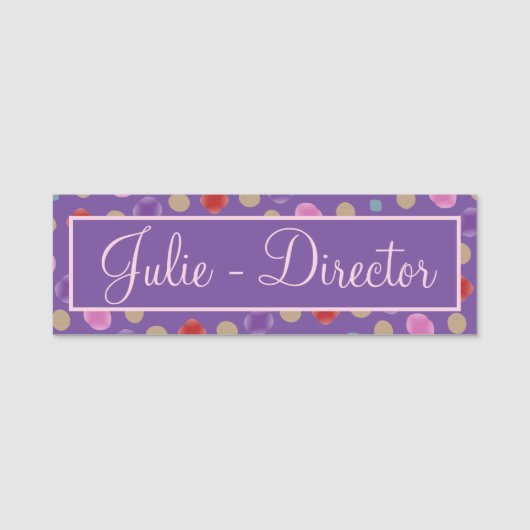 Een persoonlijke naamplaatje (Voorkant)