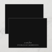 Een persoonlijke opmerking van Note Kaart Notitiekaartje (Voorkant / Achterkant)