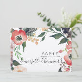 een persoonlijke uitnodiging voor de demoiselle d' (Staand voorkant)