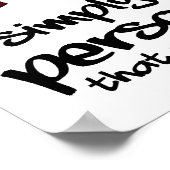 Een persoonlijkheid die je niet kunt gebruiken voo poster (Hoek)