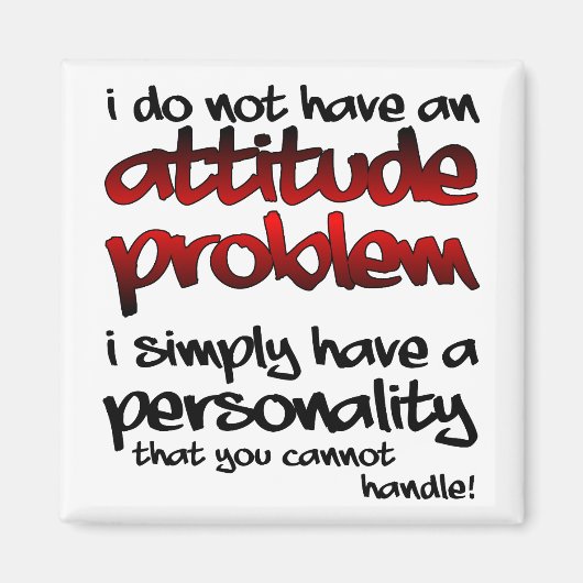 Een persoonlijkheid die je niet kunt omgaan met gr magneet (Voorkant)