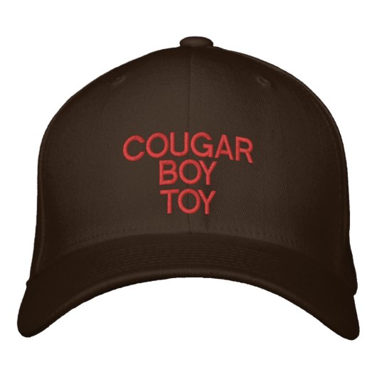 Een pet met "COUGAR BOY SPEELGOED" erop (Voorkant)