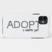 Een pet-poten van een Shelter Pet goedkeuren Case-Mate iPhone Case (Achterkant (horizontaal))