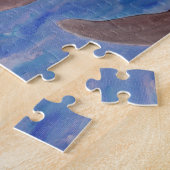 Een peul speelse dolfijnen legpuzzel (Zijkant)