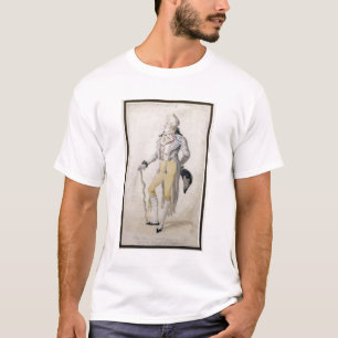 Een peulschil, 1793 (potlood en m/c op pa) t-shirt