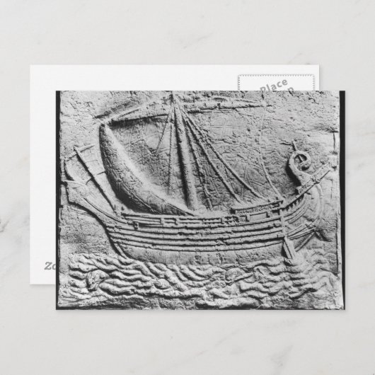 Een Phoenicisch handelsschip in Sidon Briefkaart (Voorkant / Achterkant)