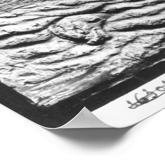 Een Phoenicisch handelsschip in Sidon Poster (Hoek)