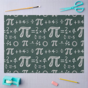 Een Pi-dag viering serie ontwerp #3 Tissuepapier