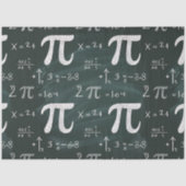Een Pi-dag vieringsserie ontwerp #4 Tissuepapier (Voorkant)