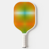 Een pickleball-paddle met een levendig verloopdesi pickleball paddle (Achterkant)