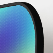 Een pickleball-paddle met een verloopdesign  pickleball paddle (Links Detail)