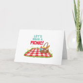 Een picknick kaart (Voorkant)