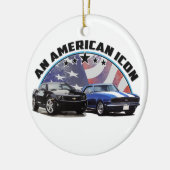 Een pictogram blijft bestaan keramisch ornament (Links)