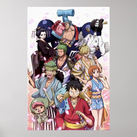 ÉÉN PIECE WANO POSTER (Voorkant)