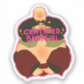 Een piepklein mannetje! sticker (Voorkant)