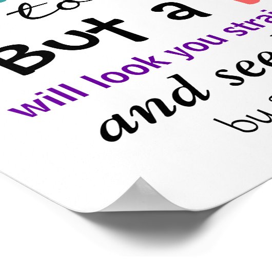 Een PIG-citaat van Sir Winston Churchill Poster (Hoek)