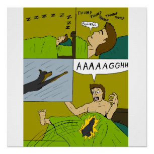 Een pijnlijk wakker poster