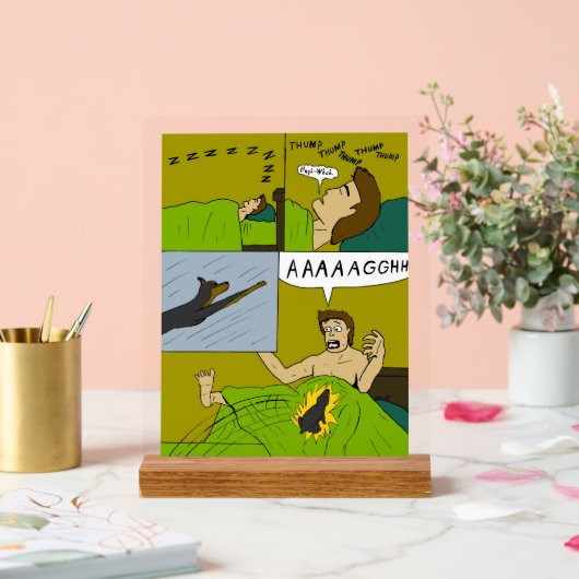 Een pijnlijke wakker acryl bord (Huwelijk)