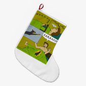 Een pijnlijke wakker grote kerstsok (Voorkant (Hangend))