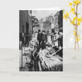 Een pijp bevestigen kaart (Gele Bloem)