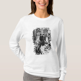 Een pijp bevestigen t-shirt