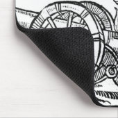 Een Pikeman die een kanon verlicht Muismat (Hoek)