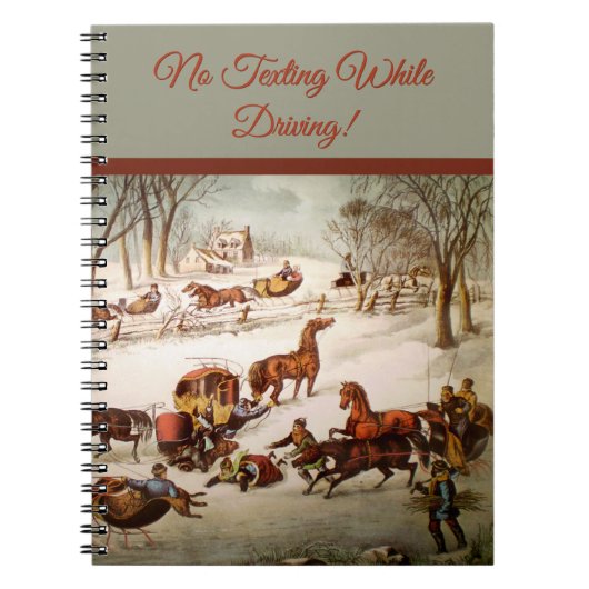 Een pil op het sneeuwNotitieboek Notitieboek (Voorkant)