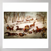 Een pil op het sneeuwPoster Poster (Voorkant)