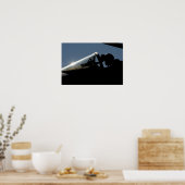 Een piloot bereidt de start voor poster (Keuken)