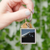 Een piloot bereidt de start voor sleutelhanger (Hand)