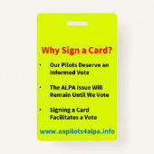 Een pilotenfonds voor onze toekomst badge (Achterkant)