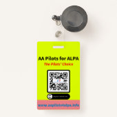 Een pilotenfonds voor onze toekomst badge (Voorkant met intrekbare)