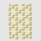 Een pilpatroon dragen golfhanddoek (Voorkant)