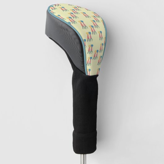 Een pilpatroon dragen golfheadcover (Schuin)