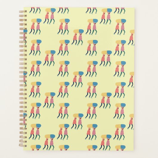 Een pilpatroon dragen planner (Voorkant)