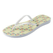 Een pilpatroon dragen teenslippers (Schuin)