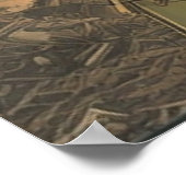 Een pin-up heldin in een post-apocalyptische werel poster (Hoek)