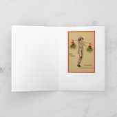 Een pin-up voor kerst feestdagen kaart (Binnen)