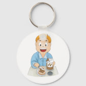 Een pinda-broodje maken sleutelhanger (Voorkant)