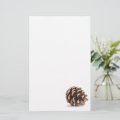 Eén pinecon briefpapier (Staand voorkant)
